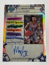 2024-25 Bowman University Chrome Course Load Autographs Meechie Johnson #CLA-MJ card