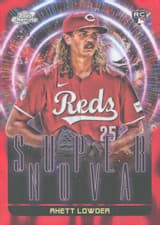 2025 Topps Cosmic Chrome Supernova Rhett Lowder #S-21 card