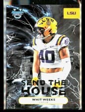 2025 Bowman University Best Send the House Whit Weeks #SH-5 card