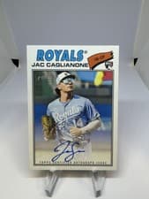 2026 Topps Heritage Real One Autographs Jac Caglianone #ROA-JCAG card