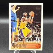Kobe Bryant 1996 Topps card