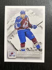 Nathan MacKinnon 2022 Topps NHL Sticker card