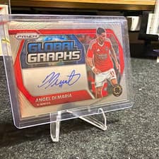 2025 Panini Prizm FIFA Club World Cup Global Graphs Angel Di Maria #GG-ADM