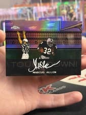 2025 Topps Chrome Tecmo Autographs Marcus Allen #TA-MA card