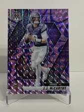 J.J. McCarthy 2025 Panini Mosaic card