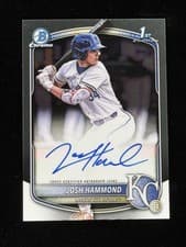2025 Bowman Draft Chrome Prospect Autographs Josh Hammond #CPA-JH card