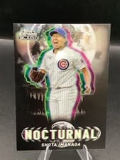 2025 Topps Chrome Black Nocturnal Shota Imanaga #NOC-36 card