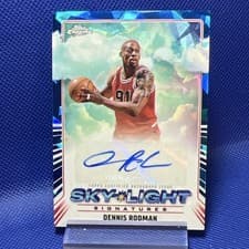 2024-25 Topps Chrome Sky-Light Signatures Dennis Rodman #SLS-DRO card