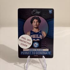 2024-25 Panini One and One Permit to Dominate Set Jared McCain #13 card