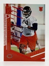 Roquan Smith 2018 Panini Donruss Elite card