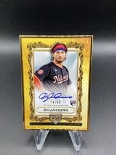 Dylan Crews 2025 Topps Gilded Collection Topps Gallery of Gold Autographs card