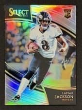 Lamar Jackson 2018 Panini Select card