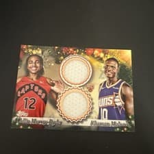 2025-26 Topps Holiday Dual Player Relics Collin Murray-Boyles / Khaman Maluach #DPR-CM card