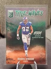 2025 Donruss Elite Title Waves Michael Strahan #9 card
