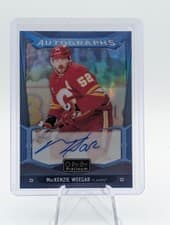 MacKenzie Weegar 2024-25 O-Pee-Chee Platinum Blue Rainbow Autographs card