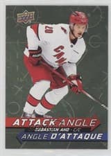 2025-26 Tim Hortons Collectors Series Attack Angle Sebastian Aho #AA-9 card
