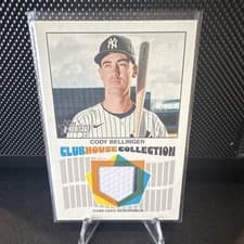 2025 Topps Heritage Clubhouse Collection Relics Cody Bellinger #CCR-CB card