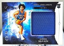 2024-25 Panini Origins Rookie Jumbo Jerseys Set Jared McCain #RJJ-JMC card