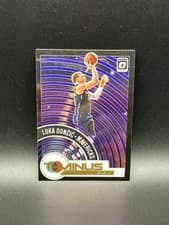 Luka Doncic 2020 Panini Donruss Optic T Minus 3 2 1 card
