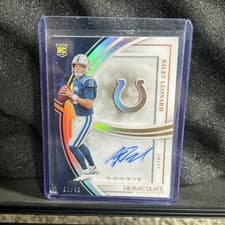 2025 Panini Immaculate Immaculate Rookie Shadowbox Signatures Riley Leonard #14 card