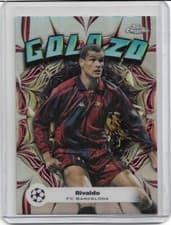 Rivaldo 2023 Topps Chrome UEFA Club Golazo card