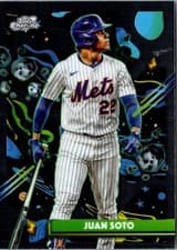 2025 Topps Cosmic Chrome Base Set Juan Soto #143 card
