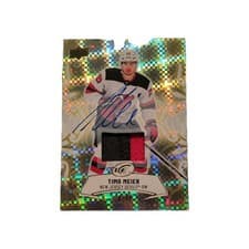 2024-25 Upper Deck Ice Base Gold Auto Patch Timo Meier #29 card