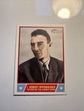 J. Robert Oppenheimer 2025 Topps Heritage Notable Americans card