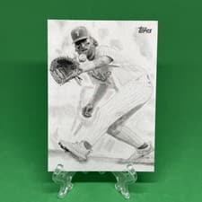 2025 Topps Update Keegan Hall Art Cards Bryce Harper #KHAC-10 card