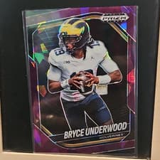 2025 Panini Prizm Black Base Set Bryce Underwood #161 card