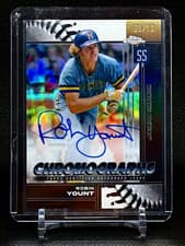 2025 Topps Chrome Chromographs Autographs Robin Yount #CHR-RY card