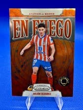 Julian Alvarez 2025 Panini Prizm FIFA Club World Cup En Fuego card