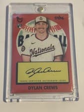 2025 Topps Heritage Wax Pack Autographs Dylan Crews #WPA-DC card