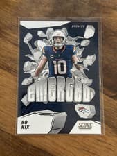 2025 Score Emerged Bo Nix #5 card