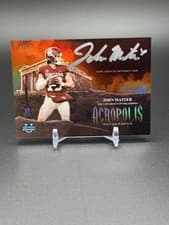 2025 Bowman University Chrome Acropolis Autographs John Mateer #AA-JM card