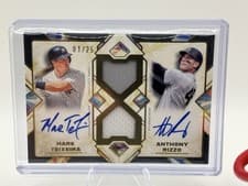 2025 Topps Diamond Icons Dual Player Autographed Relics Mike Trout/Albert Pujols #DPAR-TP card