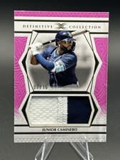 2025 Topps Definitive Collection Jumbo Relic Collection Junior Caminero #DJRC-JCA card