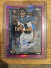 2025 Topps Chrome Rookies Autographs Seth Henigan #RA-SH card