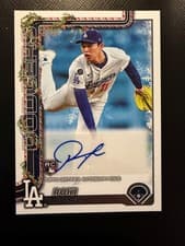 2025 Topps Holiday Autographs Roki Sasaki #PA-RS card