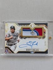 2025 Topps Diamond Icons Autographed Jumbo Patches Scott Rolen #AJP-SR card