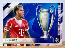 2025-26 Topps UEFA Club Competitions Trophy Chasers Luis Diaz #TC-31