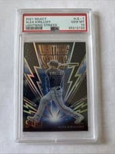Alex Kirilloff 2021 Panini Select Lightning Strikes card