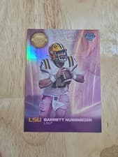 2025 Bowman University Chrome Dean's List Refractor Garrett Nussmeier #DL-6 card