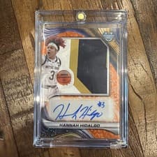 2024-25 Bowman's Best University Prospect Jumbo Relic Autographs Hannah Hidalgo #PJRA-HH card