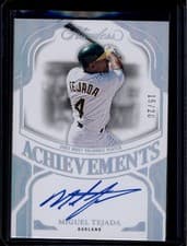 2025 Panini Flawless Flawless Achievements Signatures Miguel Tejada #1 card