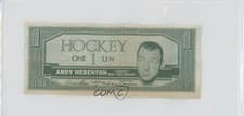 Andy Hebenton 1962 Topps Hockey Bucks card