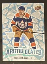 2024-25 Upper Deck Ice Arcticulates Connor McDavid #AT-12 card