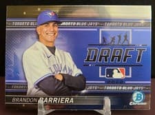 Brandon Barriera 2022 Bowman Draft Night card