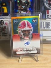2025 Bowman University Best Bowman Showpieces Autographs Refractor Nate Frazier #BSA-NF card
