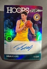 TJ Leaf 2019 Panini Hoops Premium Stock Hoops Ink card